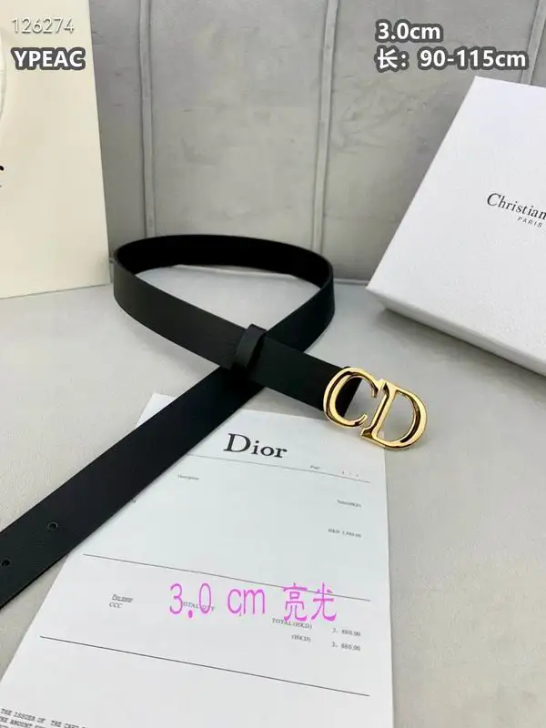 Dior belt 30mmX90-115cm 8L111004